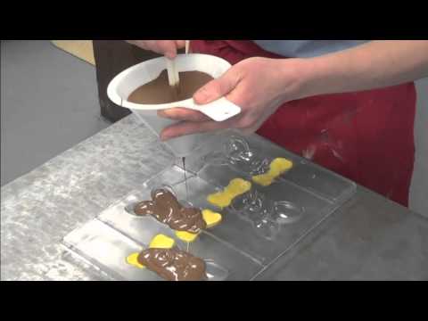 How to make a Painted Chocolate Bunny Pop
