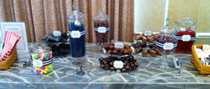 maine chocolate candy buffet