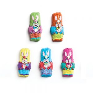 Milk Chocolate Foil Standing Bunnies