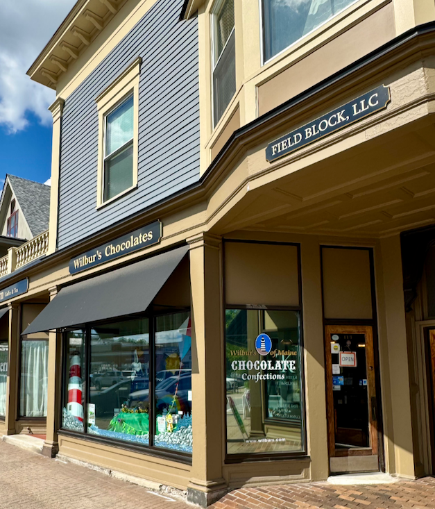 Downtown Brunswick Wilbur's of Maine Store Front